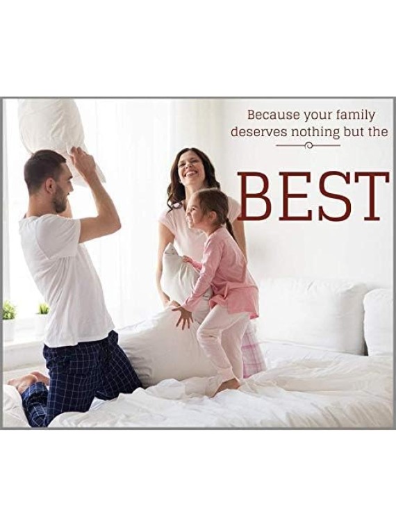 100% Pure Heavy Egyptian Cotton 6-Piece Bed Sheets Set Queen Size Fits mattresses Upto 21-24” deep Pocket True Luxury – Sateen Weave (Solid, Black)