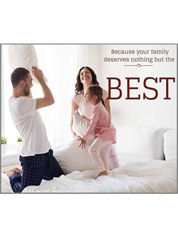 True Luxury Pure Heavy Egyptian Cotton 4-Piece Bed Sheets Set Queen Size Fits mattresses Upto 16-20” deep Pocket – Sateen Weave (Solid, Navy Blue)