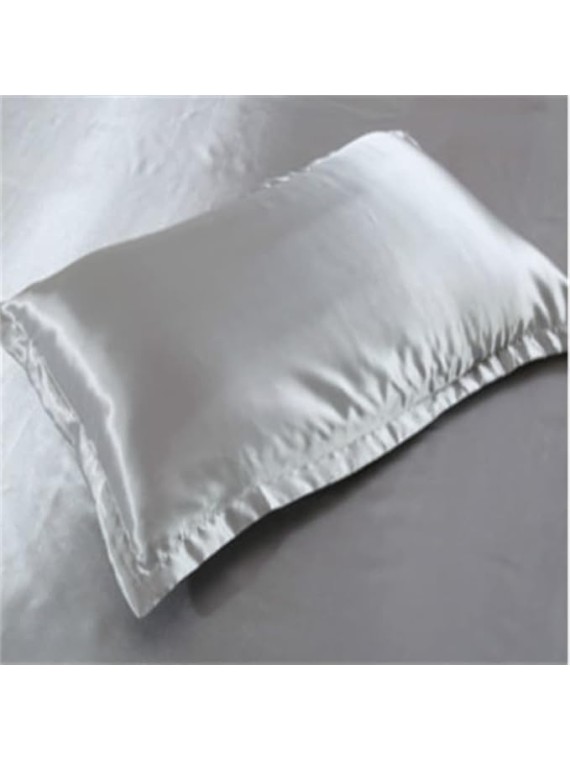 Satin Bed Set 4 Pieces Queen Size Sheets Set Breathable Satin Sheets Full Size Bedding with Zipper Closure Satin Fitted Sheet Lightweight Satin Silk Sheet Set Luxury for Double Bed-P King
