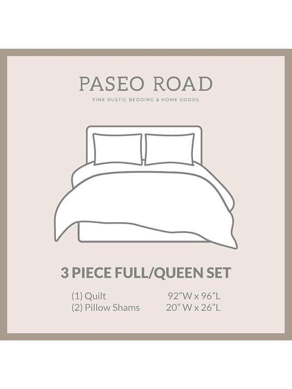 White Pine Rustic Bedding 3 Piece Full Queen Quilt Set, Cotton White Brown Bear Deer Pine Tree Woodland Print Cabin Bedding, Reversible Lodge Quilt Set with Pillow Shams