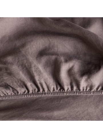 100% French Linen Sheet Set by Queen - Clove