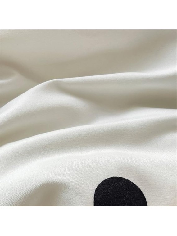 Simple Style Bed Linen Set Skin-Friendly Bedsheet Set Pillowcase 이불세트 Brushed Bedclothes Single/Full/Queen/King Size Bedding Set,04,Full 4pcs