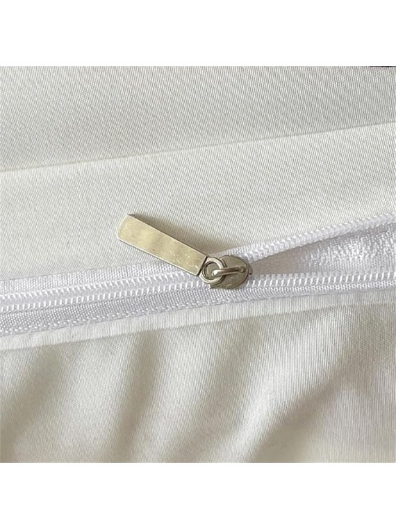 Simple Style Bed Linen Set Skin-Friendly Bedsheet Set Pillowcase 이불세트 Brushed Bedclothes Single/Full/Queen/King Size Bedding Set,04,Full 4pcs