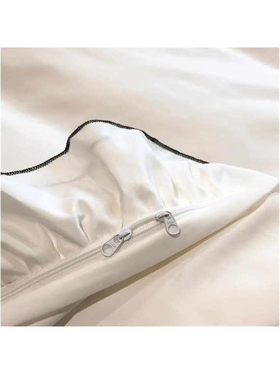 Bed Linen Sets Bowknot Quilt Cover Pillowcase Bedclothes Queen/King Size Bedding Set(Red,Flat Sheet SETQUEEN)