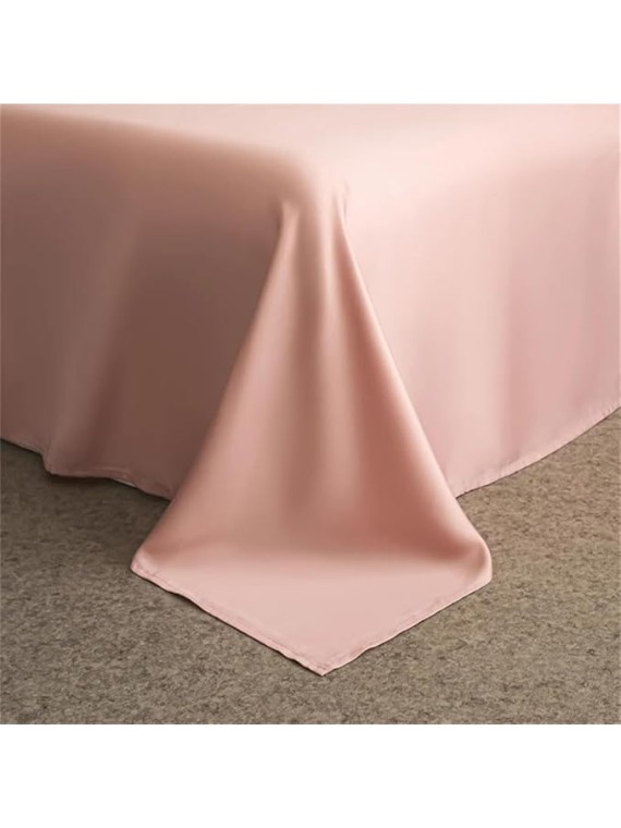 Bedding Set Textured Sheet Pillowcases Soft Silky Blanket Cover Queen King Double Size Bed Linens