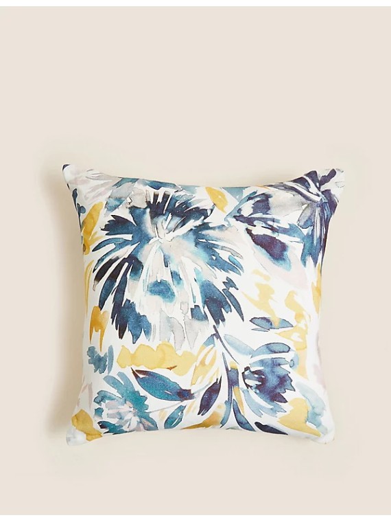 Chenille Geometric Cushion