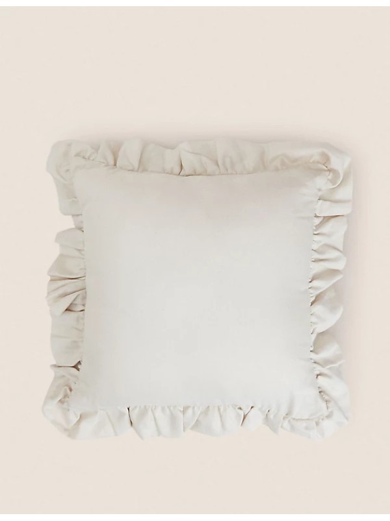 Velvet Piped Large Cushion